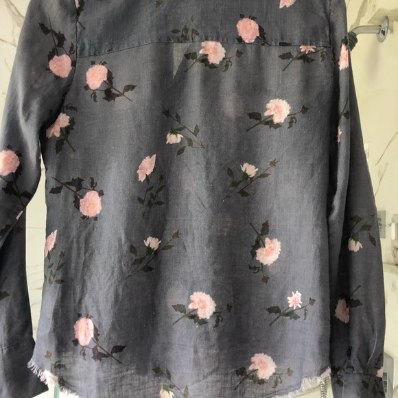 Floral Linen Coastal Grandmother Shirt - Picture 2 of 8